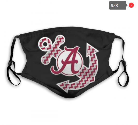 NCAA Alabama Crimson Tide #10 Dust mask with filter->ncaa dust mask->Sports Accessory